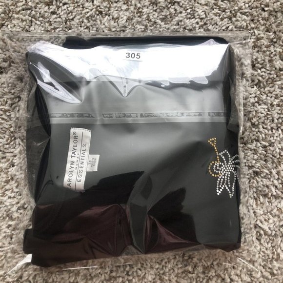 carolyn taylor long sleeve size 2X angle logo black - Picture 8 of 8